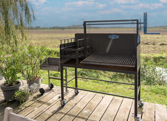 Argentijnse grill 130 cm groot met brassero
